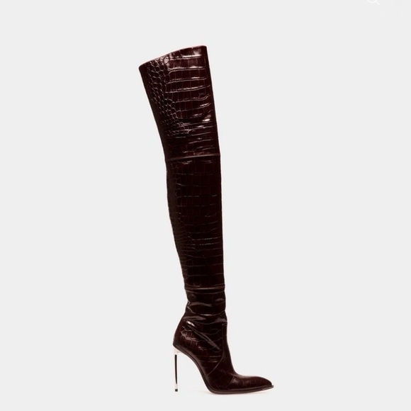 Bally Shoes - Bally Women’s Hedy Stiletto Boots  - Burgundy